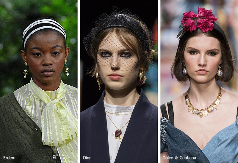 Frühjahr / Sommer 2021 Haarschmuck-Trends: Stirnbänder