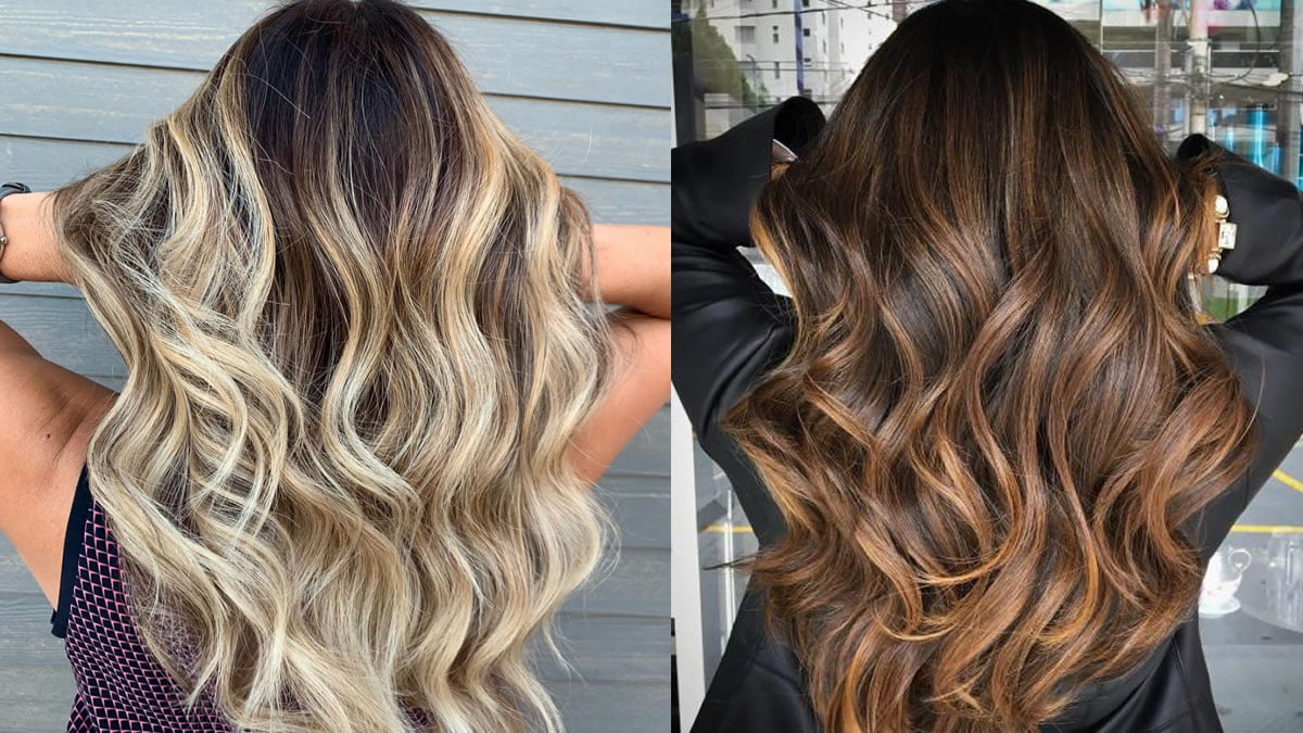 Balayage highlights hairstyles for women in 2021-2022