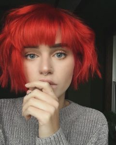 Kurze rote Frisuren