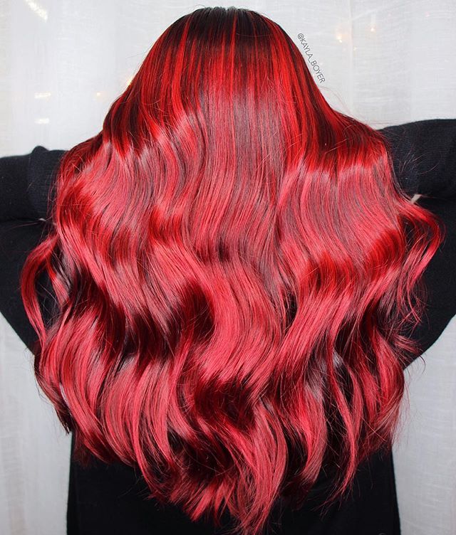 Ruby Red Hair Dye Farbideen