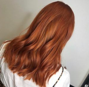 Auburn Kupfer Haarfarbe