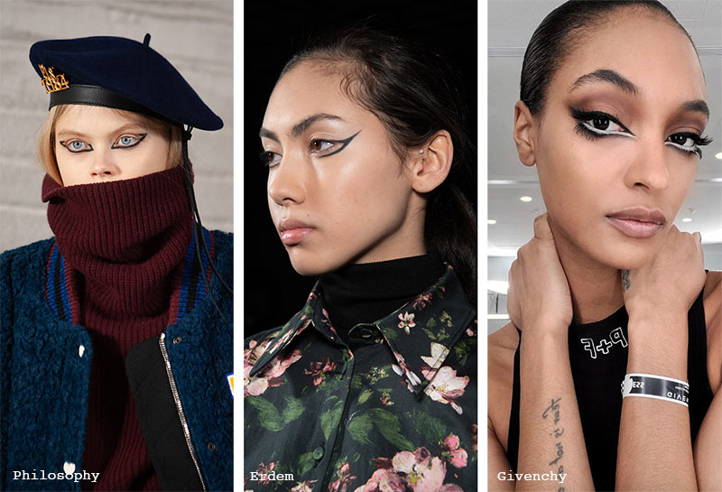 Make-up-Trends Herbst/ Winter 2021-2022: Inky Graphic Eyeliner