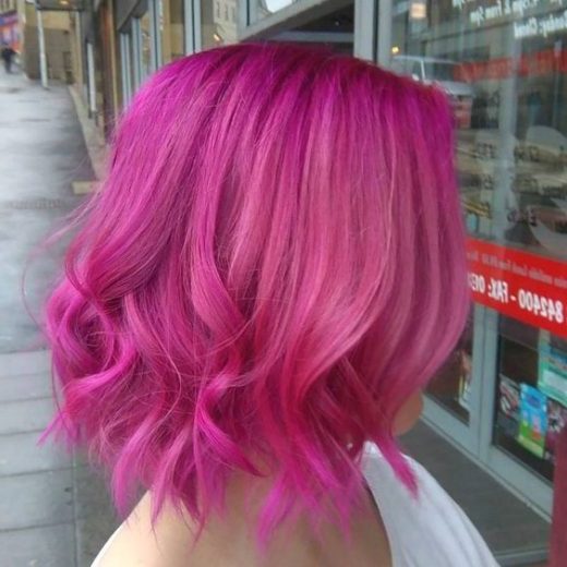 rosa neue haare
