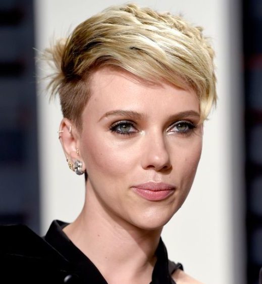 schulterlanges Scarlett Johansson kurzes Haar