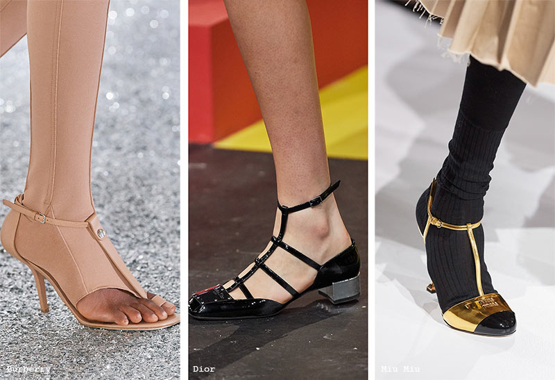 Schuhtrends Frühjahr/Sommer 2022: Schuhe mit Ankle T-Strap