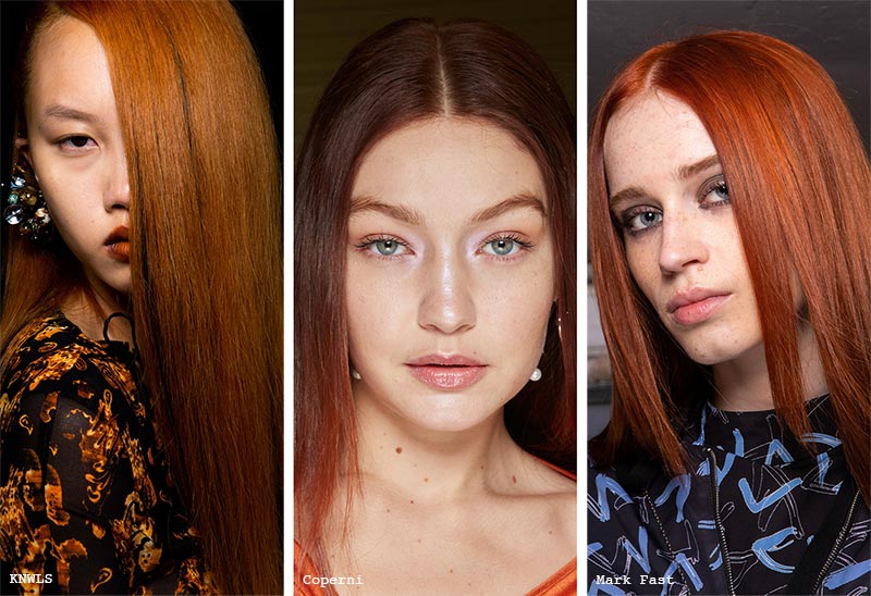 Frisurentrends Frühjahr/Sommer 2022: Rote Haarfarben