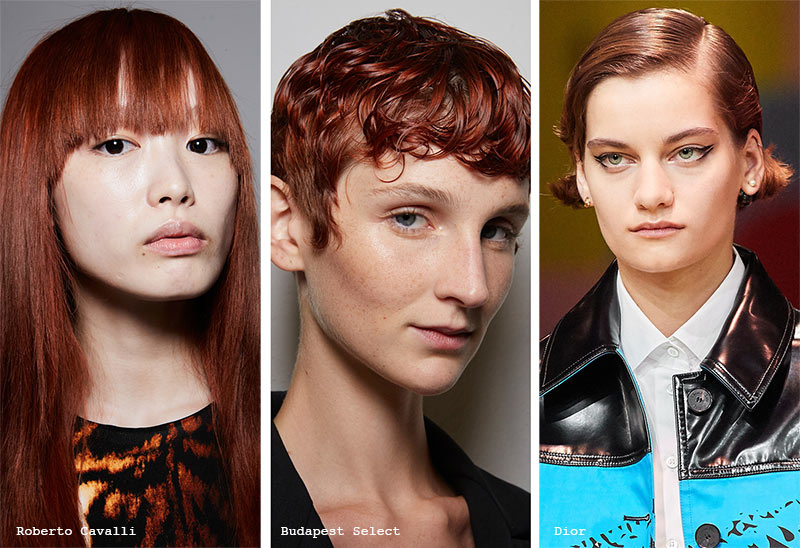 Frisurentrends Frühjahr/Sommer 2022: Rote Haarfarben
