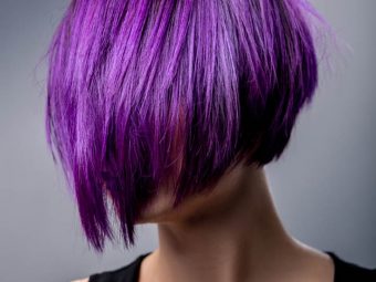 Wie man dunkles Haar lila färbt, ohne es zu bleichen