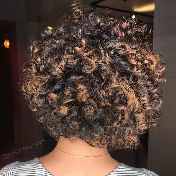 Spirallocken für kurzes Haar