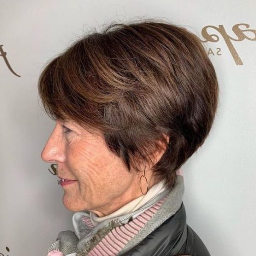 Pixie Haarschnitte Kurzhaarfrisuren für feines Haar ab 60