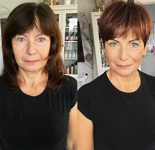 Sehr kurze Frisuren für Frauen über 50