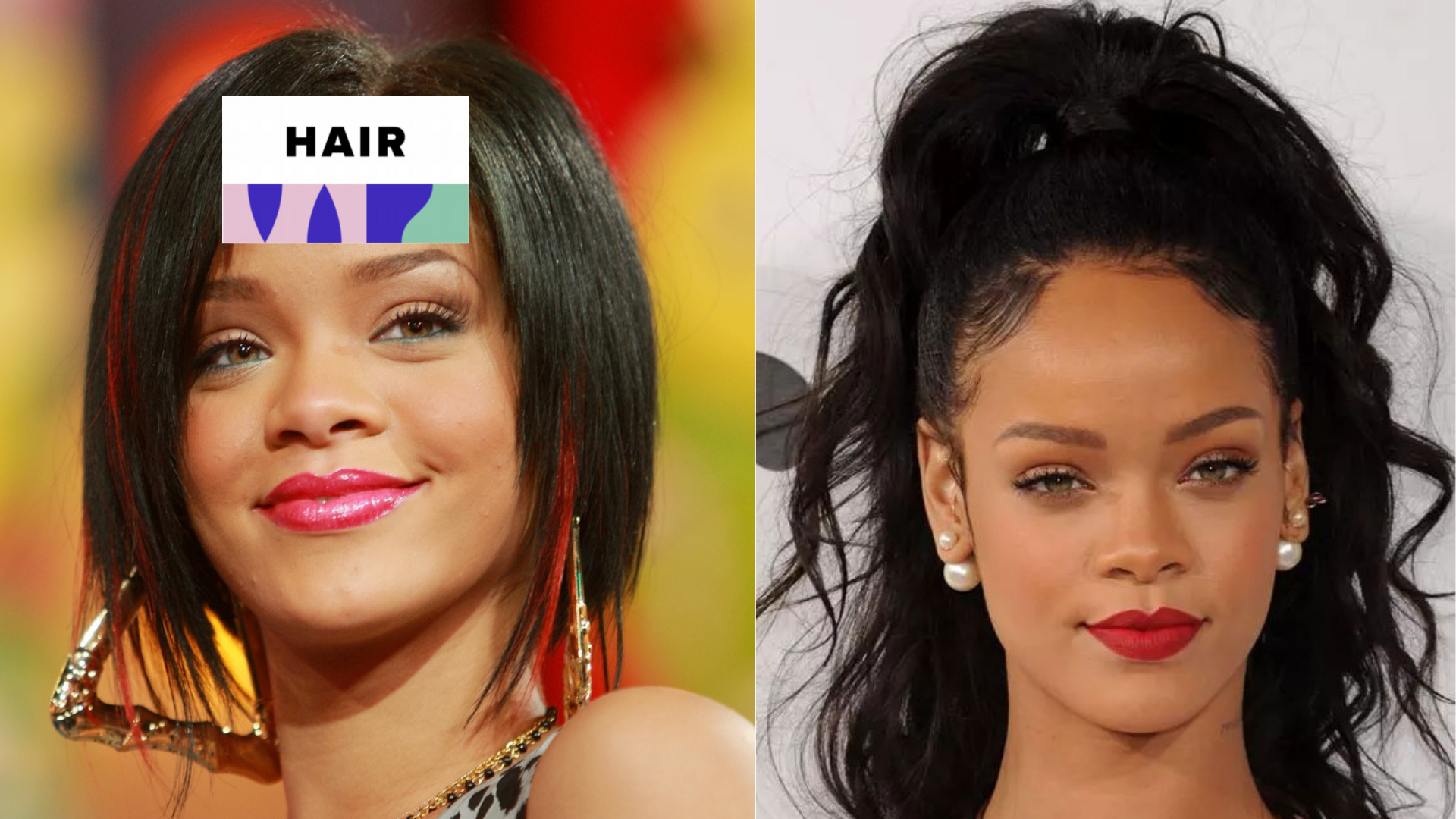 Die Haarentwicklung von Rihanna
