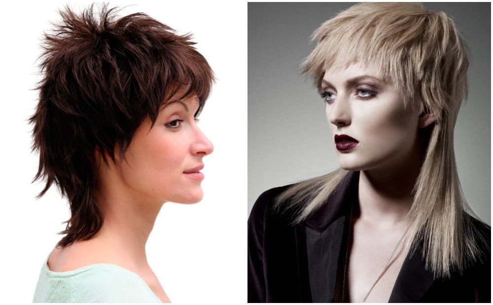 Frisuren mittlerer Länge 2023 für Frauen: Vokuhila-Frisur für mittleres Haar