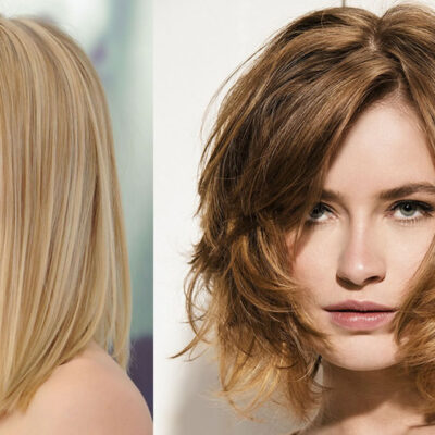 Modische Haarschnitte für mittleres Haar 2023: Fotogalerie von Frisuren
