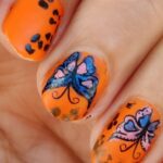 Einfaches Schmetterlings-Nagelkunst-Tutorial