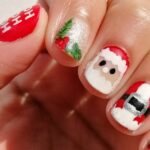 Sehr einfache Weihnachts-Nagelkunst-Tutorials
