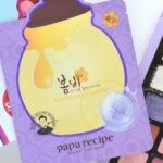 BLATTMASKE |  Papa Rezept Bombee Pore Ampulle Honigmaske |  Kosmetischer Beweis