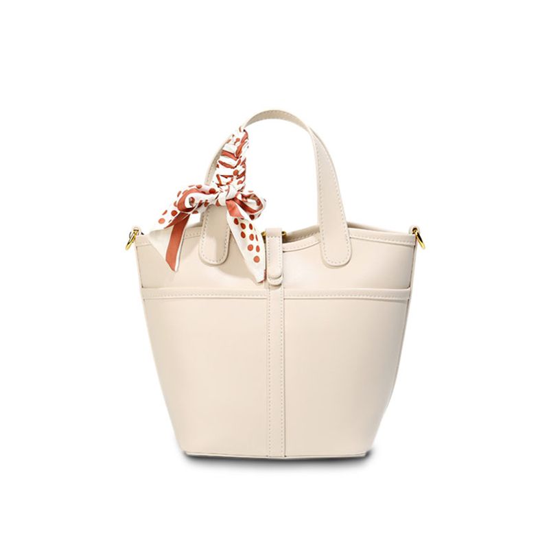 Jeulia Bucket Bag Handtasche aus echtem Leder mit Innentasche2