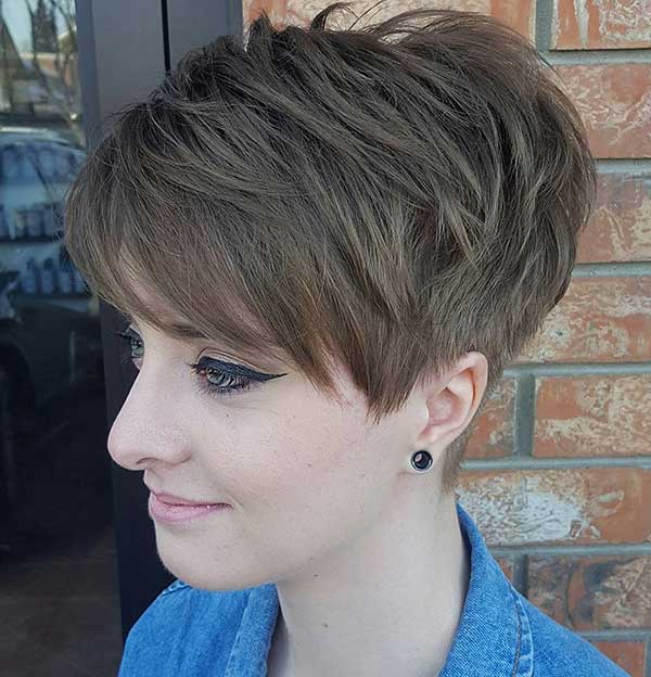 Boho Chic Piecey Tapered Pixie