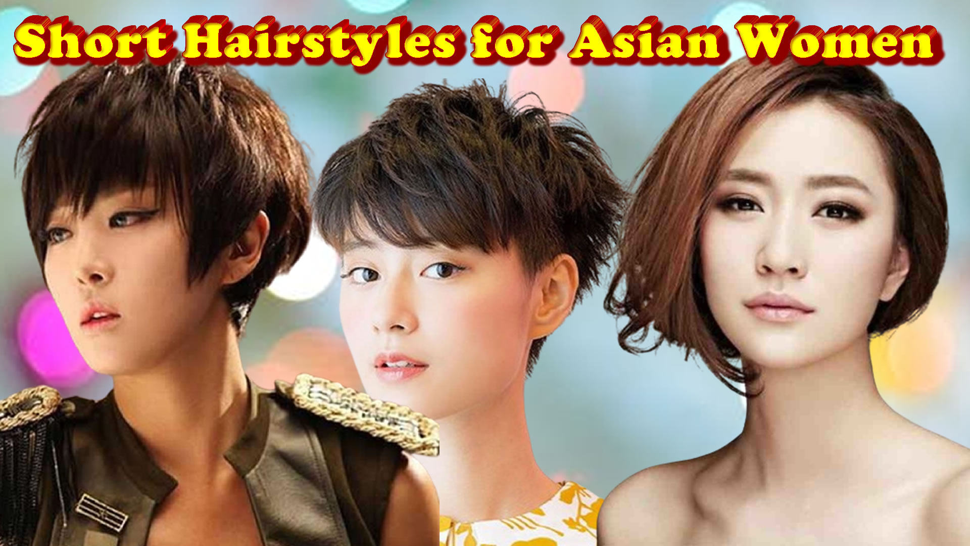 Short haircut for asian women 2023-2024