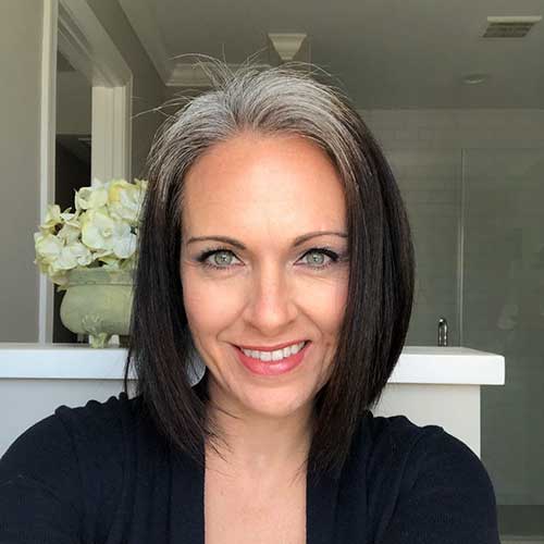 Kurze Frisuren für 50-jährige Frau