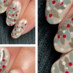 ehmkay Nägel: Christmas Holly Nail Art