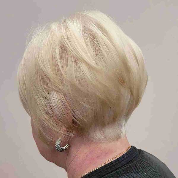 Bob-Haar für ältere Damen
