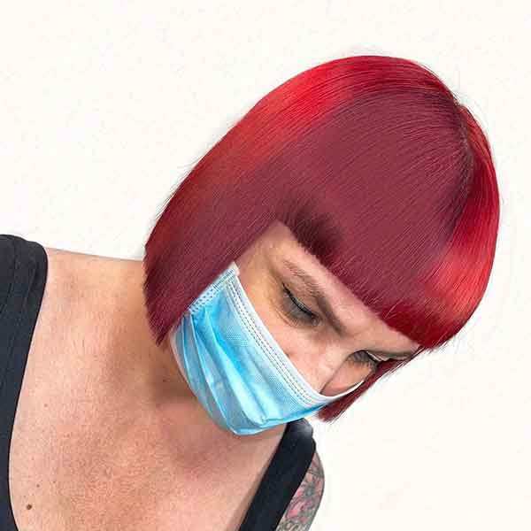Rote Bob-Frisuren 2023