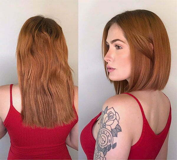 Bilder von kurzen roten Haaren