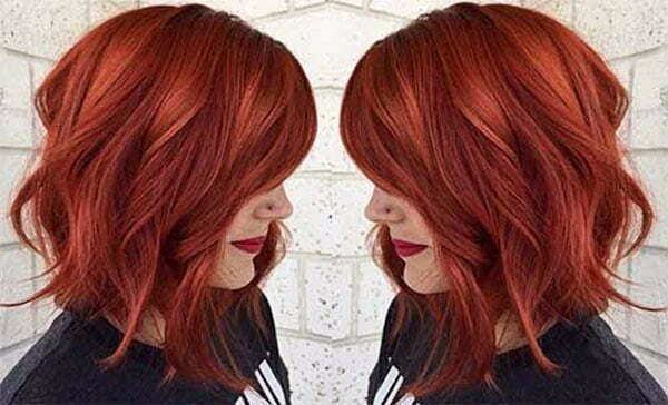 Haarfarbenideen für rotes Haar