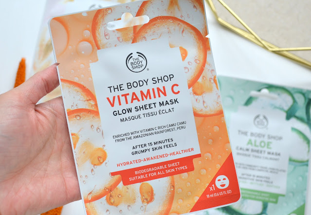 The Body Shop Blattmasken mit Vitamin E, Aloe und Vitamin C