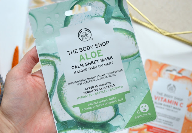 The Body Shop Blattmasken mit Vitamin E, Aloe und Vitamin C