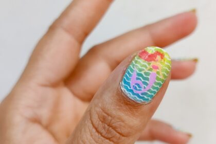Von der kleinen Meerjungfrau inspirierte Nail-Art-Ideen