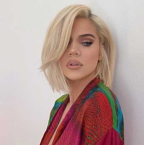 Kardashian Bob-Frisuren für feines Haar-18