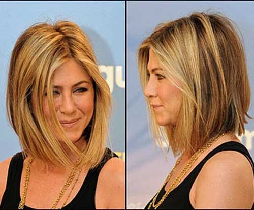 Jennifer Aniston schulterlanger Bob-Haarschnitt