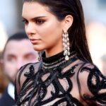 Kendall Jenner pulls off a red carpet fave - the wet, slicked back hair look.