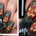 Halloween-Jack-O-Lantern-Nagelkunst