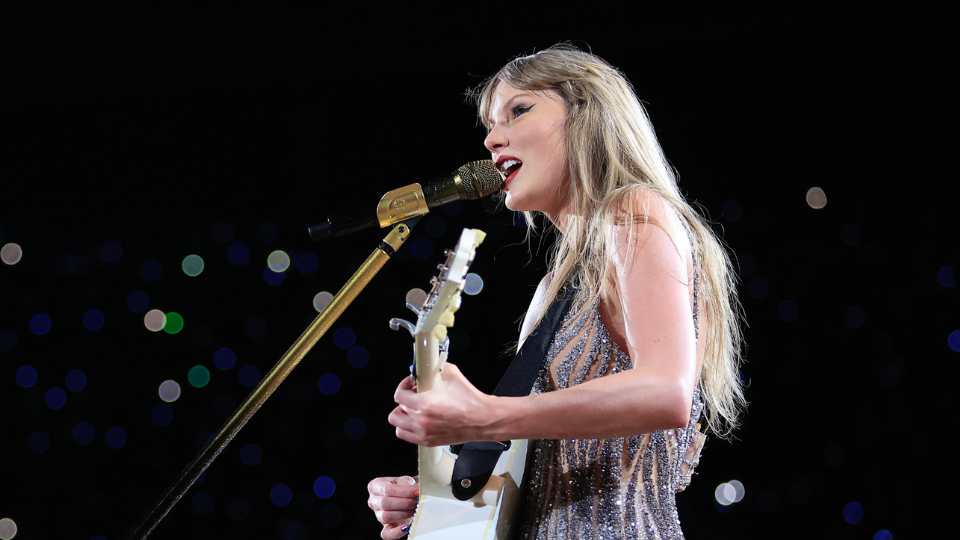 Taylor Swift tritt auf der Eras Tour in Rio de Janeiro, Brasilien auf.