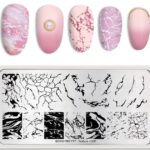 Born Pretty Ink Marble Theme Texture Nails – L001 Stempelplatte