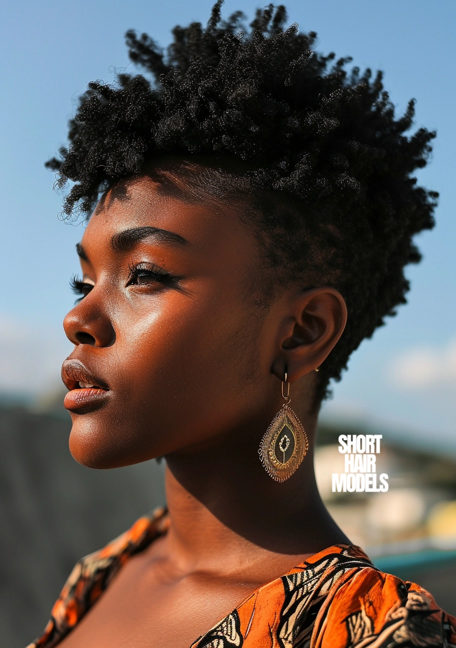 Langer, sich verjüngender Haarschnitt für schwarze Frauen 2024