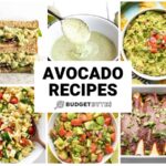 Collage of six Avocado Recipes with title text in the center.