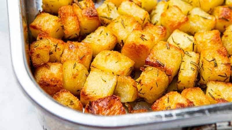 Rezept für eine Beilage aus Ofenkartoffeln