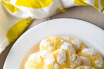 Rezept für Zitronen-Crinkle-Kekse (VIDEO)