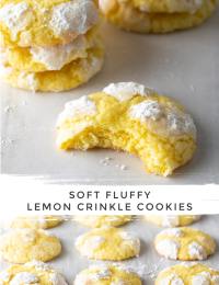 Einfaches Rezept für Zitronen-Crinkle-Kekse #ASpicyPerspective #Kekse #Zitrone #Weihnachten #Ostern #am besten #einfach